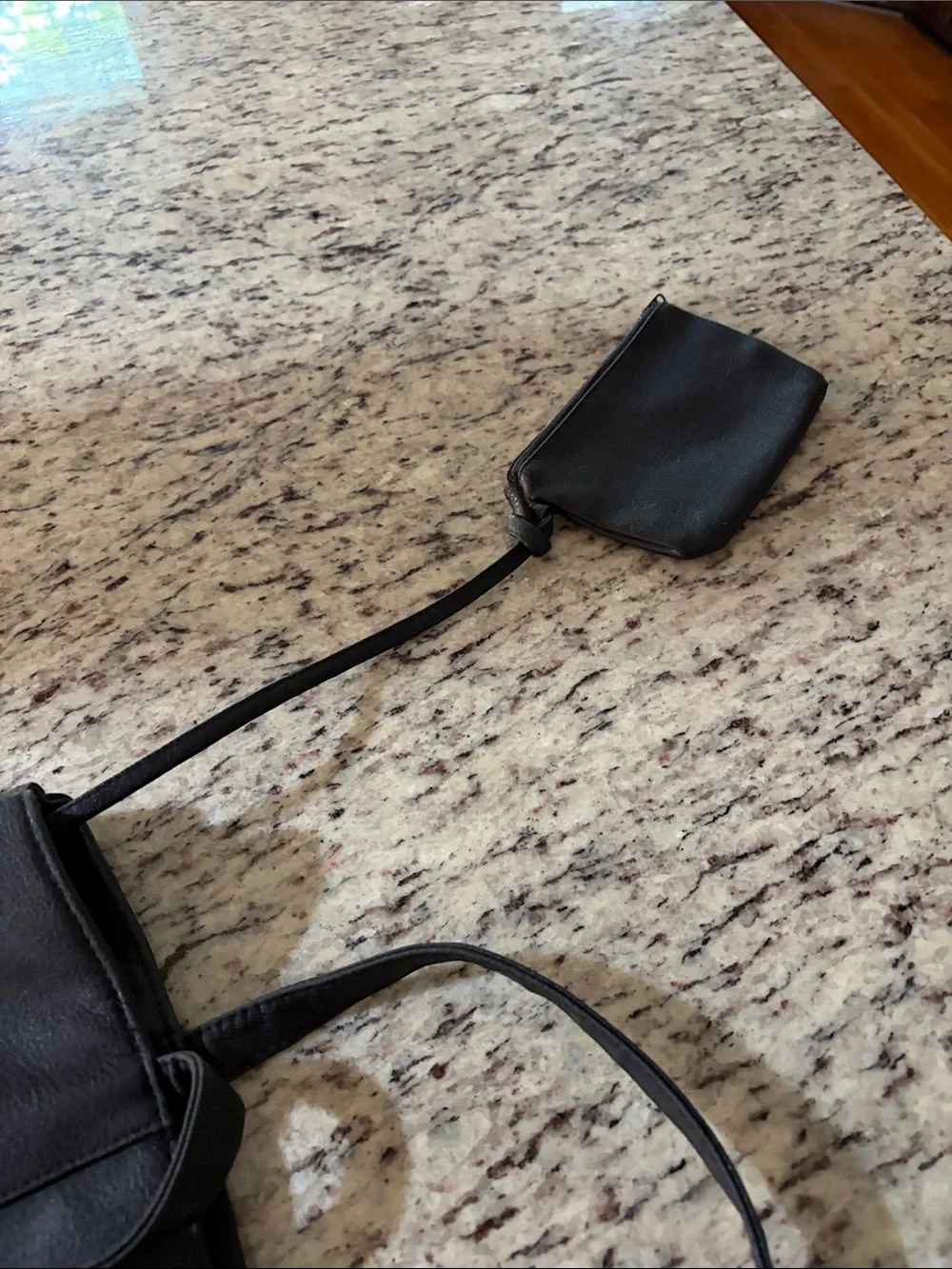Everyday Black Leather Tote Bag with Sturdy Straps